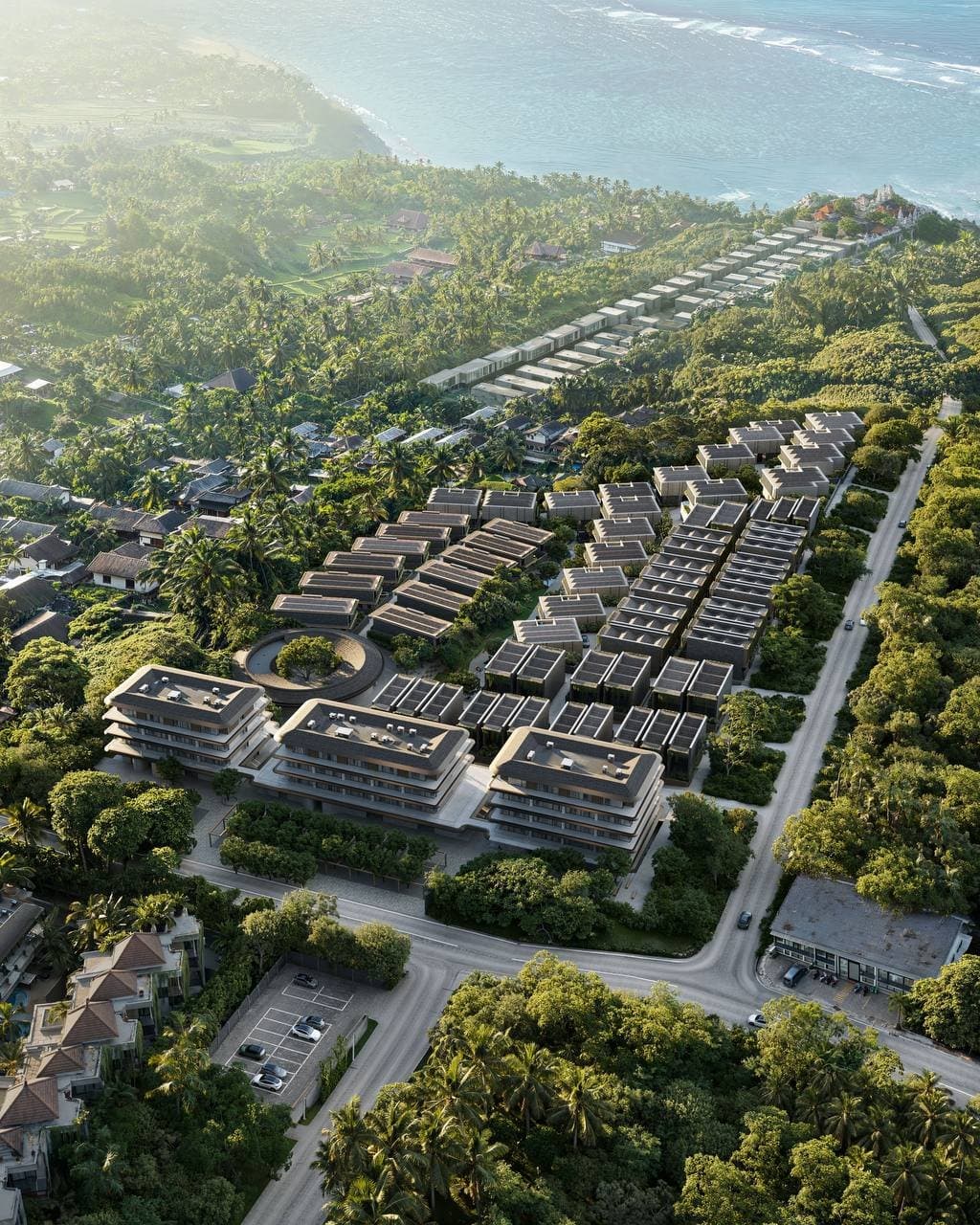 OceaniQ 2 masterplan, morning aerial
