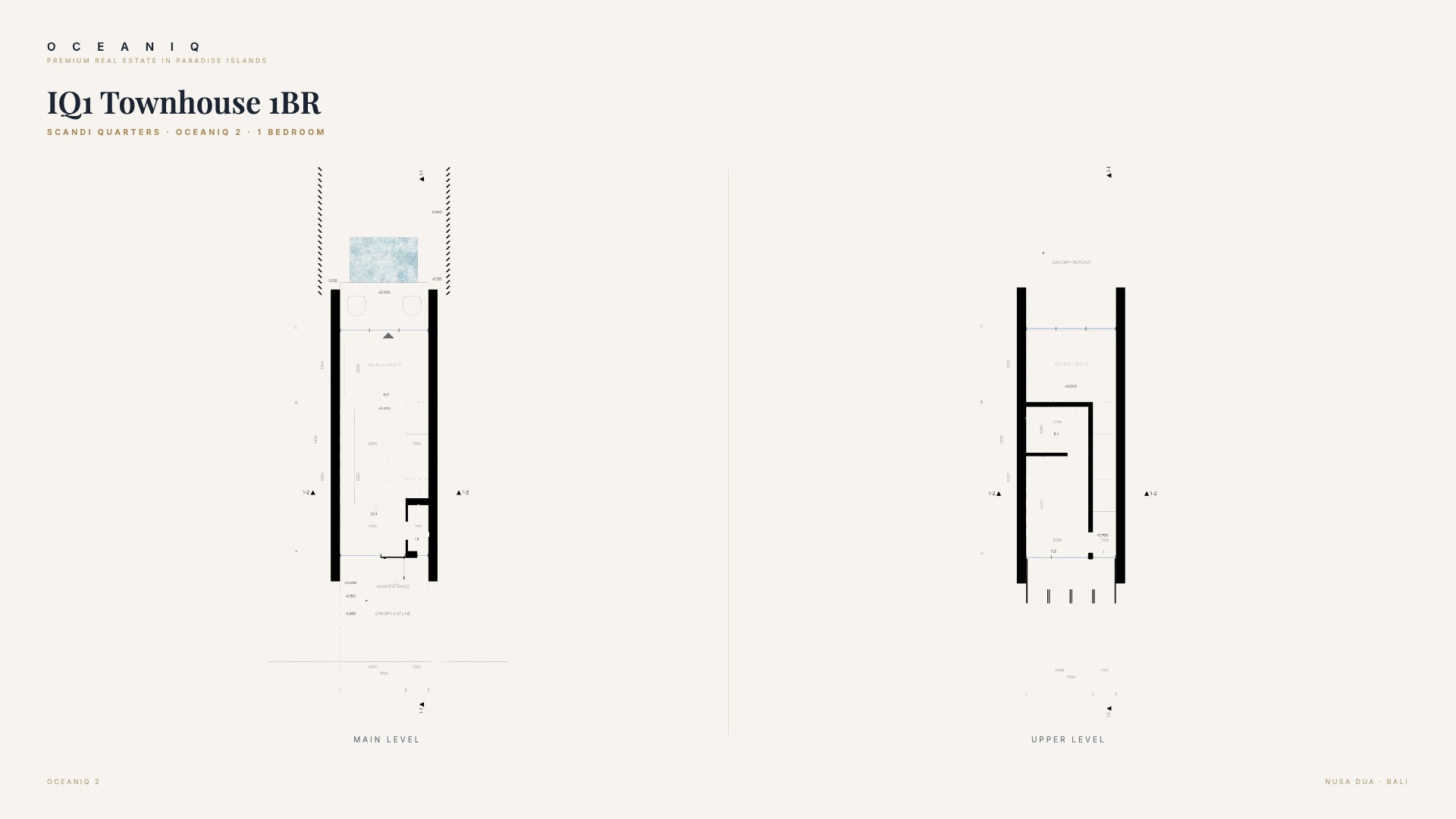 Планировка: (IQ1) Townhouse 1 BR