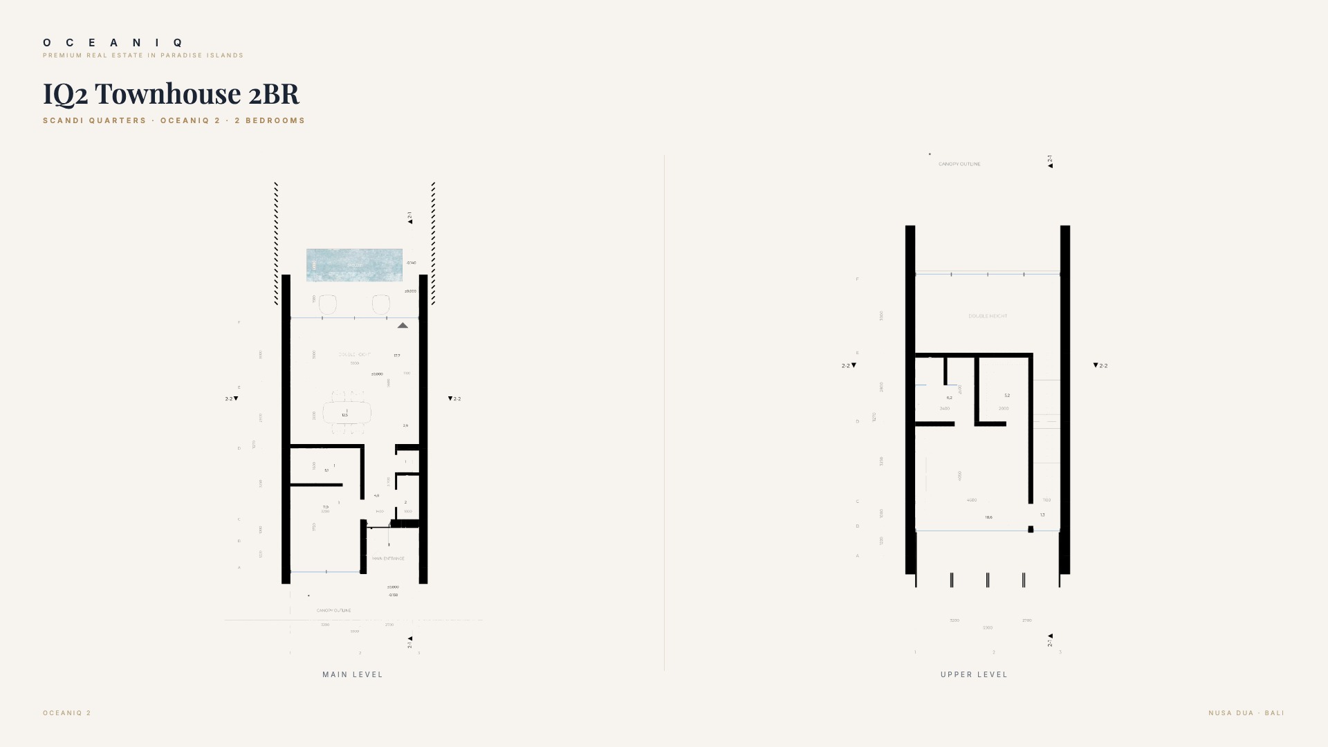 Планировка: (IQ2) Townhouse 2 BR