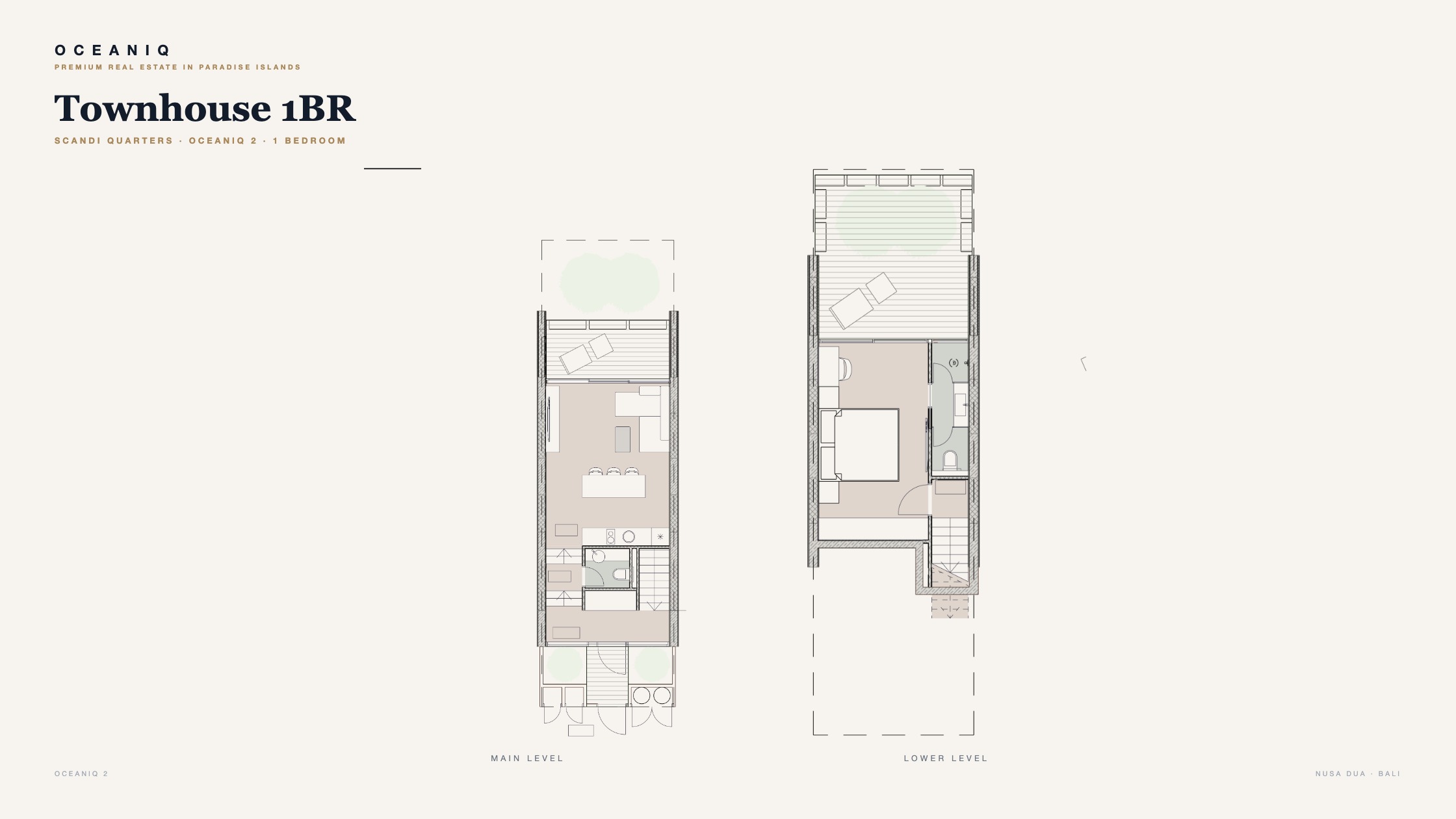 Планировка: Townhouse 1BR